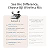 DJI Mic 3 (2 TX + 1 RX + Charging Case), Wireless Microphone for iPhone/Camera/Android, Ultralight, Adaptive Gain Control for Balanced Volume, Dual Band Anti-Interference, 28hrs Use, Vlog #5