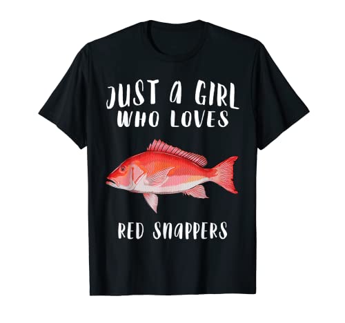 Just A Girl Who Loves Red Snapper Fish Lover T-Shirt