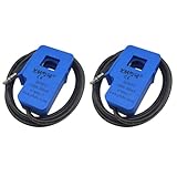 SazkJere 2Pcs SCT-013-000 100A 50mA Non-invasive Split Core Current Transformer Sensor SCT013