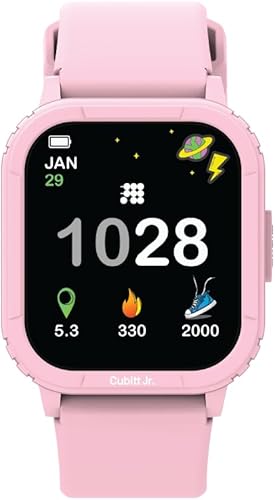 Miniatura 10 de Cubitt Jr - Reloj inteligente con rastreador fitness para niños y adolescentes, con temperatura corporal de 24 horas, juegos, contador de pasos,