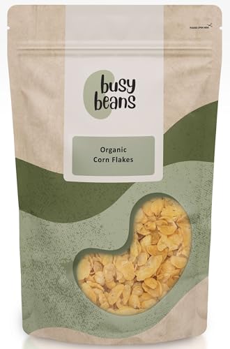 Organic Corn Flakes - Certified Organic - by Busy Beans Organic (1kg)