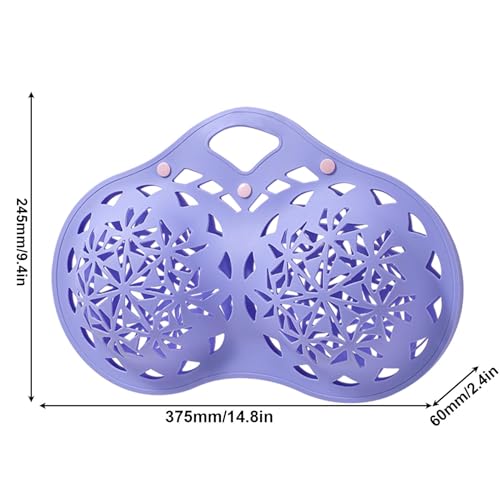 Bolsa de lavado de sujetador con malla protectora para ropa interior 7