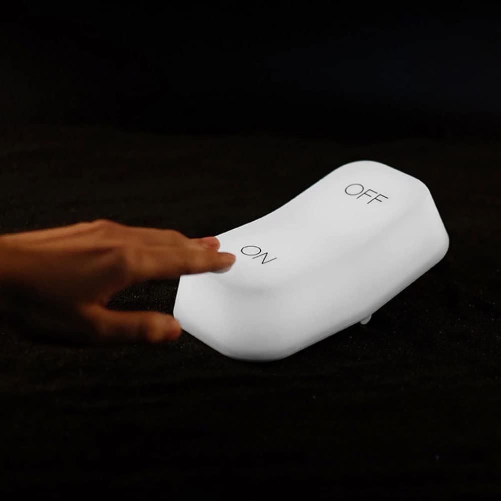 WOLONG Luz noche LED luz noche para bebé lámpara noche lámpara noche de silicona para niños interruptor táctil luz de noche portátil USB habitación bebé,dormitorio,sala estar,lámpara dormir luz blanca