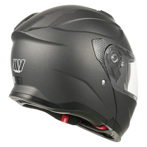 Casque Moto Modulable Intégral 935 Titanium Mat Double Visière Taille M - 5