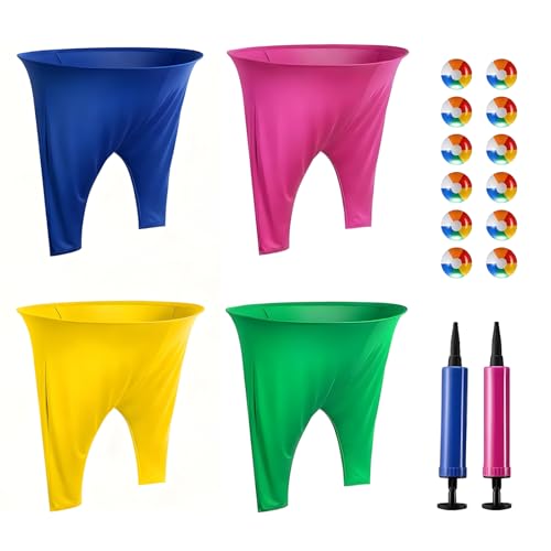 Image of Granny Pants Yard Game Set for Kids & Adults, Funny Giant Outdoor Party Game with Oversized Pants & Balls, Backyard Lawn Family Game for Birthdays, Reunions & Team Activities