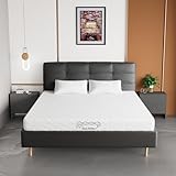 Memory Matratzen Materasso in schiuma fredda, 180 x 200 cm, altezza 16 cm, grado di durezza H2&H3, supporto a 7 zone con rimbalzo rapido, doppio materasso per uso domestico (180 x 200 x 16 cm)