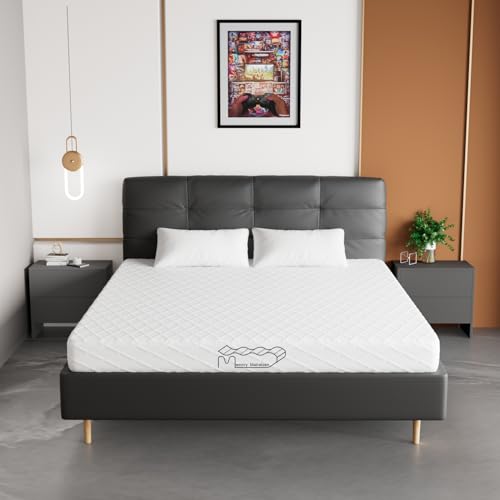 Memory Matratzen Colchón de Espuma fría, Nivel de firmeza H2 y H3, Soporte de 7 Zonas con Rebote rápido, colchón Doble para Uso doméstico. (180x200, 16cm)