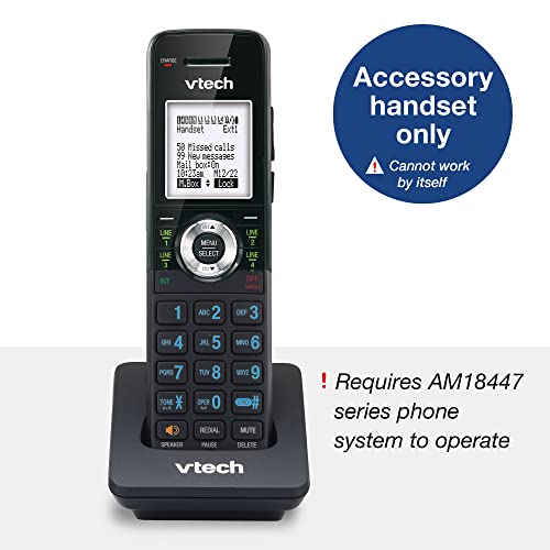 Image of VTech Accessory Handset for VTech AM18447 Small Business System, Black (Pack of 4)