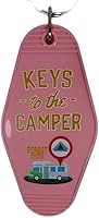 Generisch großer & stabiler Schlüsselanhänger Camping 11 x 4,5 x 0,5 cm Keys of the Camper Deko B-G K 98