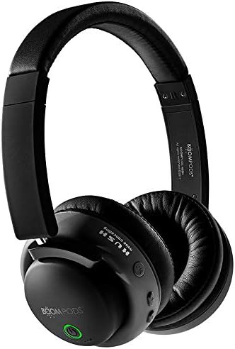 Amazon Co Jp Boompods Hush ヘッドフォン Onear コンフォートイヤーパッド ワイヤレス 12時間バッテリー 深い低音 強力なノイズリダクション 家電 カメラ