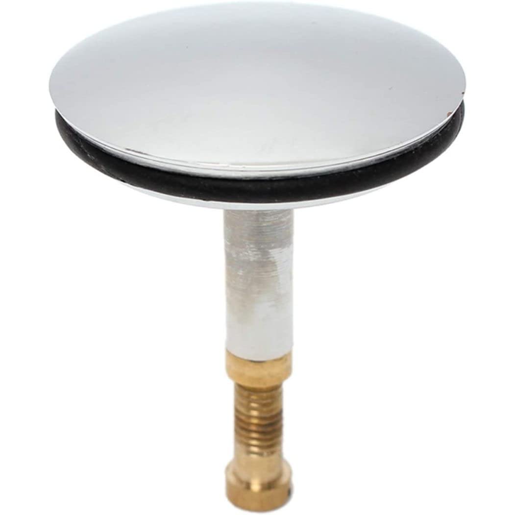 Peosaard Shower Cover, Bathtub Plug Replacement Bath Pop-Up Waste Plug Only Flat Seal Brass Tub Drain Drainer Strainer 44mm, Bathtub Drain Stopper