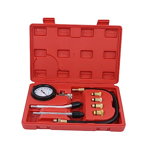 ERINGOGO Cylinder Pressure Gauge Set 0-300psi Leak Detector Car Motorcycle Adapter for Auto Vehicle Repair