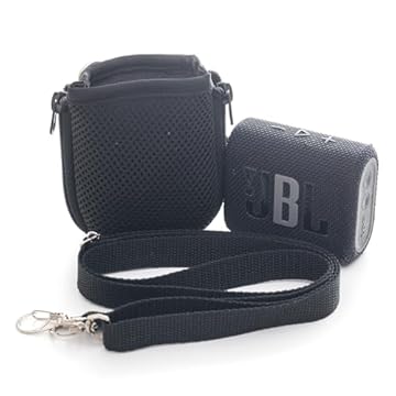 Bolsa Case Bag Triboshop Compatível Com Jbl Clip 5 4 - Go 4 3 2 Premium - Acolchoada - Com Alça De Ombro Premium