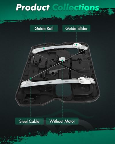 Image of SCITOO Power Window Regulator w /o Motor for Ram 1500 2011-2012