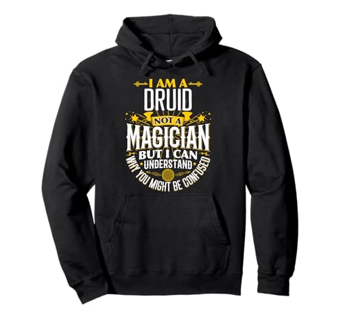Idea Druida Divertida No Un Mago - Druida Sudadera con Capucha