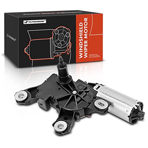 Image of A-Premium Rear Windshield Wiper Motor Compatible with Volkswagen | for Volkswagen Touareg 2011-2016 3.0L, Touareg 2011-2017 3.6L, Sport Utility, 4-Pin