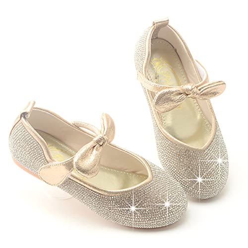 Cadidi Dinos Little Big Girl's Adorable Sparkle Princess Party Girls Dress Shoes4