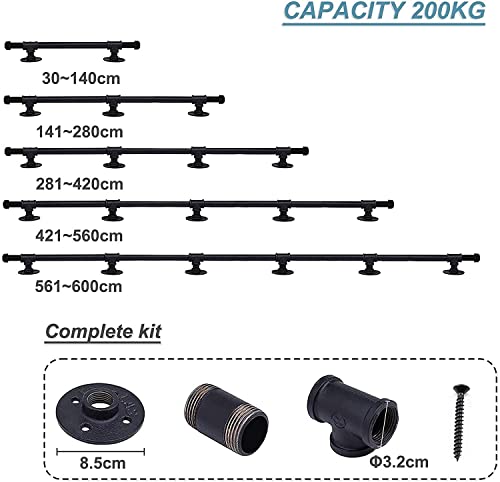 Support d'escalier réglable en acier robuste pour marches intérieures - 3
