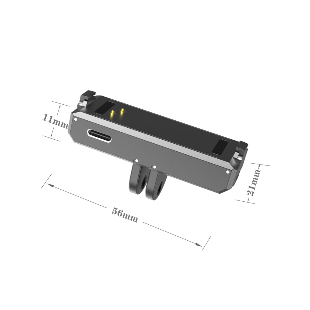 pour Insta 360 Go 3 Station d'accueil rechargeable avec base magnétique à dégagement rapide (support)