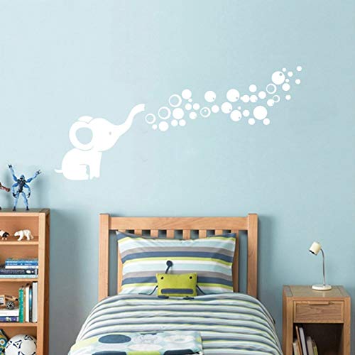 Vinilo Decorativo Infantil Elefante Blanco 13.7x22.4 in miniatura 5