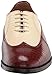 Giorgio Brutini Men's Comfort Oxford, Mid Brown/Bone, 9 Wide