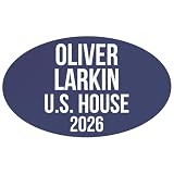 Oliver Larkin for Us House 2026 Car Magnet Bumper Elections Voting Race Vote