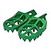 JFG RACING Motorcycle FootPegs Foot Pegs Pedals Rests CNC for KLR 650 KLR650 1987-2018 2021-2024 Green
