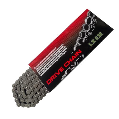 Image of 420 Motorcycle Chain 132 Link with Chain Breaker | Standard Roller Chain with 6 Connecting Master Link for 100cc 110cc 125cc Mini ATV Quad Go Kart Scooter