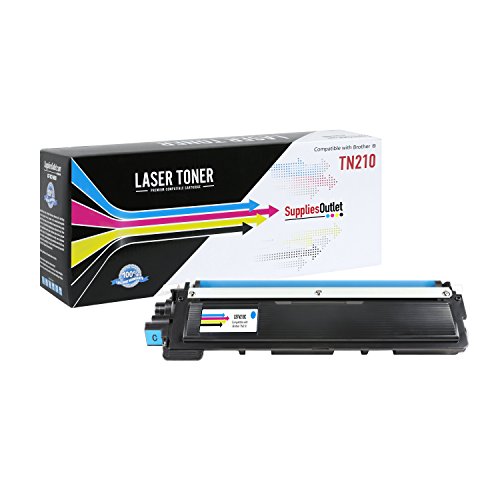 SuppliesOutlet compatible with Brother TN210C Toner Cartridge - Cyan - Compatible - For DCP-9010CN, HL-3040CN, HL-3045CN, HL-3070CW, HL-3075CW, MFC-9010CN, MFC-9120CN, MFC-9125CN, MFC-9320CN, MFC-9320CW, MFC-9325CW