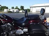 Grasshopper Limited Drivers Backrest for Yamaha 950 V-Star, American Made, Quick Release, Easy Install, Non Studded