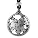 Pewter Gryphon Talisman Griffin Pendant Necklace