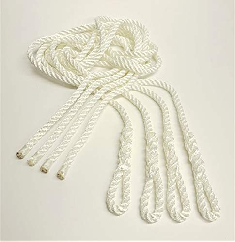 Corde de garde-boue 8 mm 1 m 3 brins polyester épissé cousu - 4