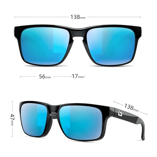 Image of Bnus italy made classic sunglasses corning real glass lens w. polarized option