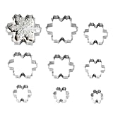 Salyeeluly Weihnachts-Keksform – Keksform – 9 x Keksformer, Backwerkzeuge...