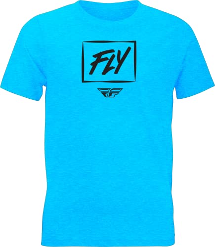 Fly Racing Youth Zoom T-Shirt (Medium) (Blue) #TOP8