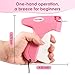 Stitchy Stitch Gun for Clothes | Handheld Stitch Tag Gun Quick Clothing Fixer | Tagging Gun | Includes 6 Needle, 1000 Black Fasteners & 1000 White Fasteners (PinkWhite)