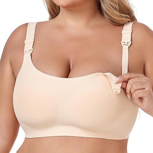 JOYTREE Still-BH Ohne Bügel Seidig Glatt Schwangerschafts BH Nahtloser...