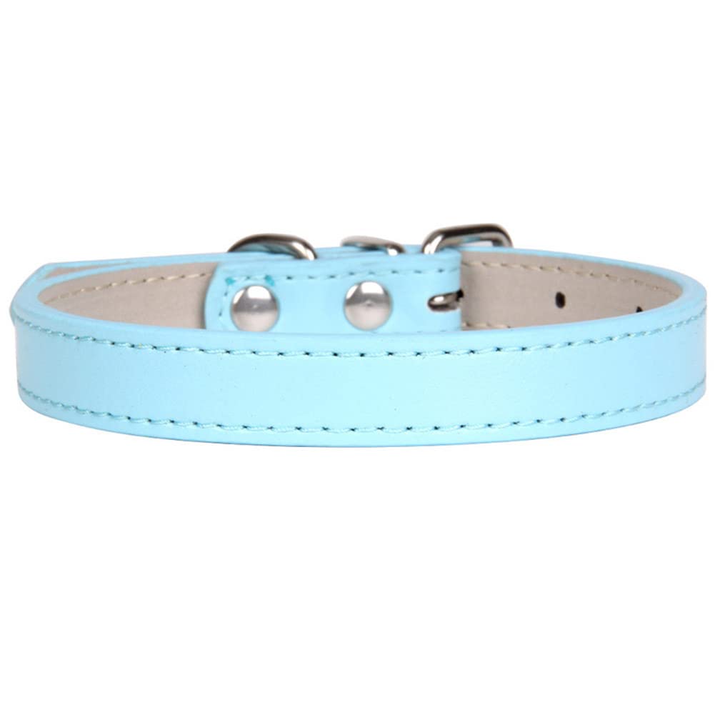FUNAT PU Leather Dog Collar + Traction Rope Set, Simple Collar Drawstring Suit Suitable For Cats And Small Dogs - Image 2