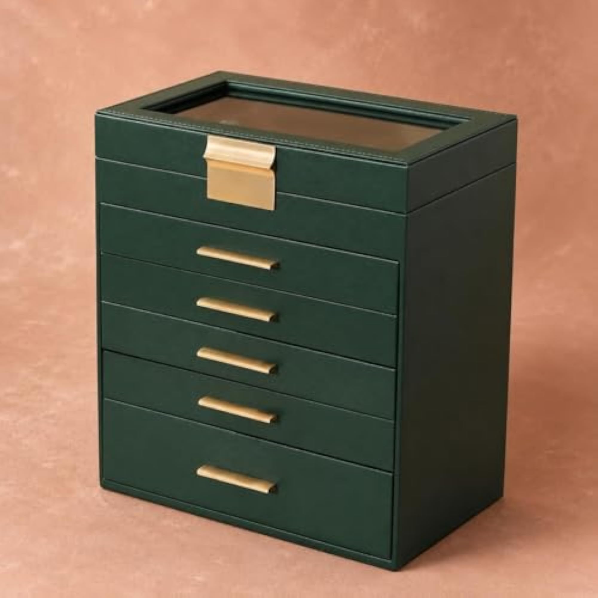 Multi-Layer Jewelry Organizer with Divided Compartments