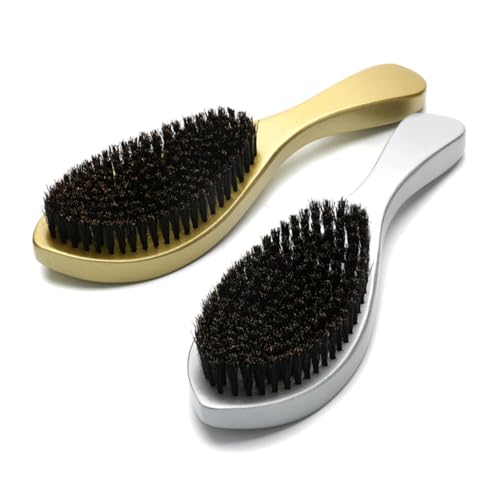 FRCOLOR Beard Cleaning Brush Men's Beard Care Tool Wooden Handle Soft Bristles Beard Brush for Men Random