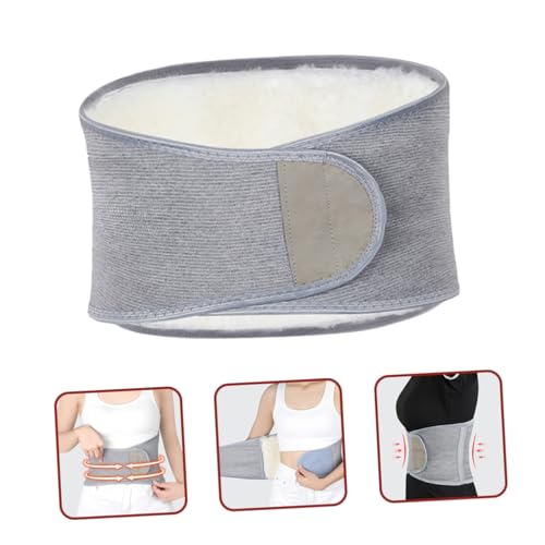 Cinturón lumbar ajustable para invierno minkissy gris miniatura 3
