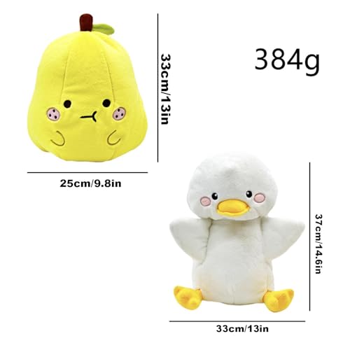 Peluche canard doux cadeau original pour decoration de table coloree - 5