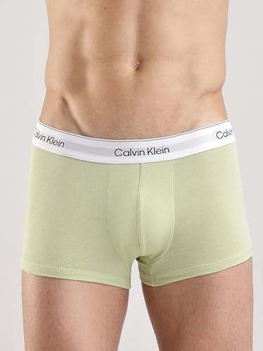 Image of Calvin Klein Underwear Men's Cotton Blend Classic Solid Trunks