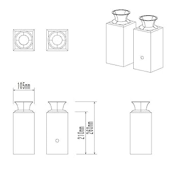 Amazon｜【お墓用花立】白御影石花立・ステンレス花筒付。古い