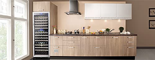 Lanbo Triple Zones Compressor Built-In Wine Cooler With Safety Lock, 149 Bottles #TOP6