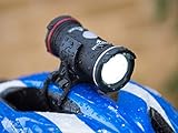 Topside Bike Helmet Light - 100 Lumen Dual Front & Rear Bright Light. Ideal for All Road Cyclists. 2.3oz Rechargeable Light