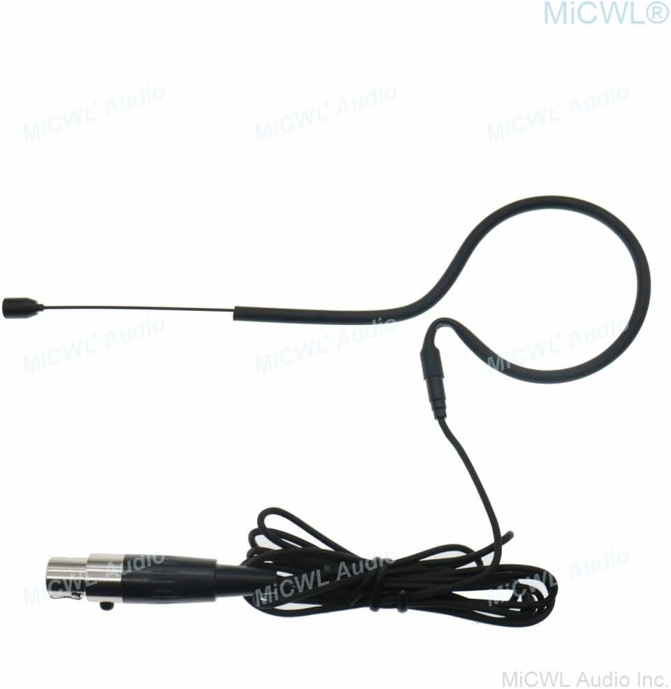 Black One Ear Fack Head Wear Headset Microphone for AKG Wireless Mini TA3F 3Pin Omnidirectional Core - Image 4