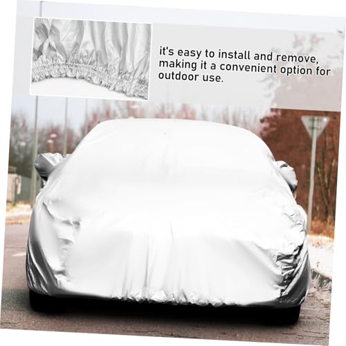 Housse de voiture XL imperméable et résistante aux intempéries - 5