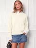 Suéter de Mujer ANRABESS Otoño Pullover Oversize Mezcla de Lana 4