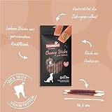 Rosewood Chewy Sticks Lachs Small – Kaustangen für Hunde mit Lachs, Rinderhautsnack, Rohhautsnack, unterstützt die Zahnpflege, ohne Getreide, ohne künstliche Zusatzstoffe, 72 g